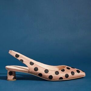 Loeffler Randall Laura Polka Dot Slingback Heels